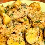 ببینید| طرز تهیه یک غذای جدید با قارچ و مرغ