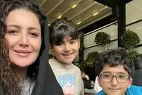 (عکس) سفر در زمان؛ چهره «شیلا خداداد و همسر و فرزندش» در سال 93