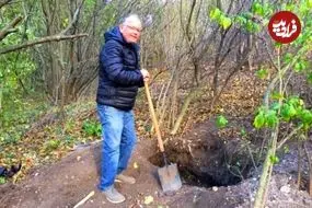 کشف گنجینۀ نقره‌های خانوادگی بعد از 80 سال با استفاده از «نقشۀ گنج»