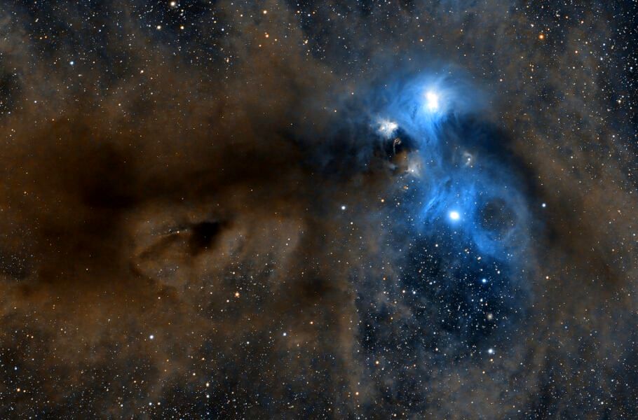 تصویر روز ناسا: ستاره‌ها و غبار تاج جنوبی