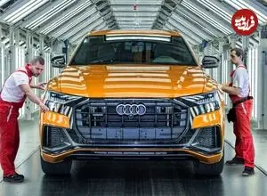 ببینید| نگاهی به مراحل تولید خودروهای لوکس و برقی آئودی Q7 و Q8 