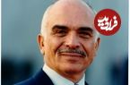 عکس| سفر در زمان؛ «ملک حسین، پادشاه اردن» و همسرش در ماشین در لندن؛ سال 1341