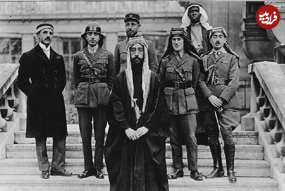 عکس؛ سفر در زمان؛ لحظه تاج گذاری «فیصل یکم، اولین پادشاه عراق»؛ سال 1300