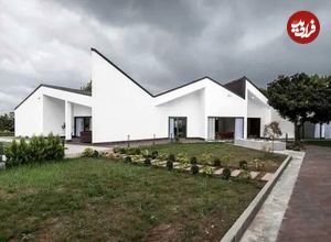 تصاویر؛ معماری ویلای شکسته در آمل