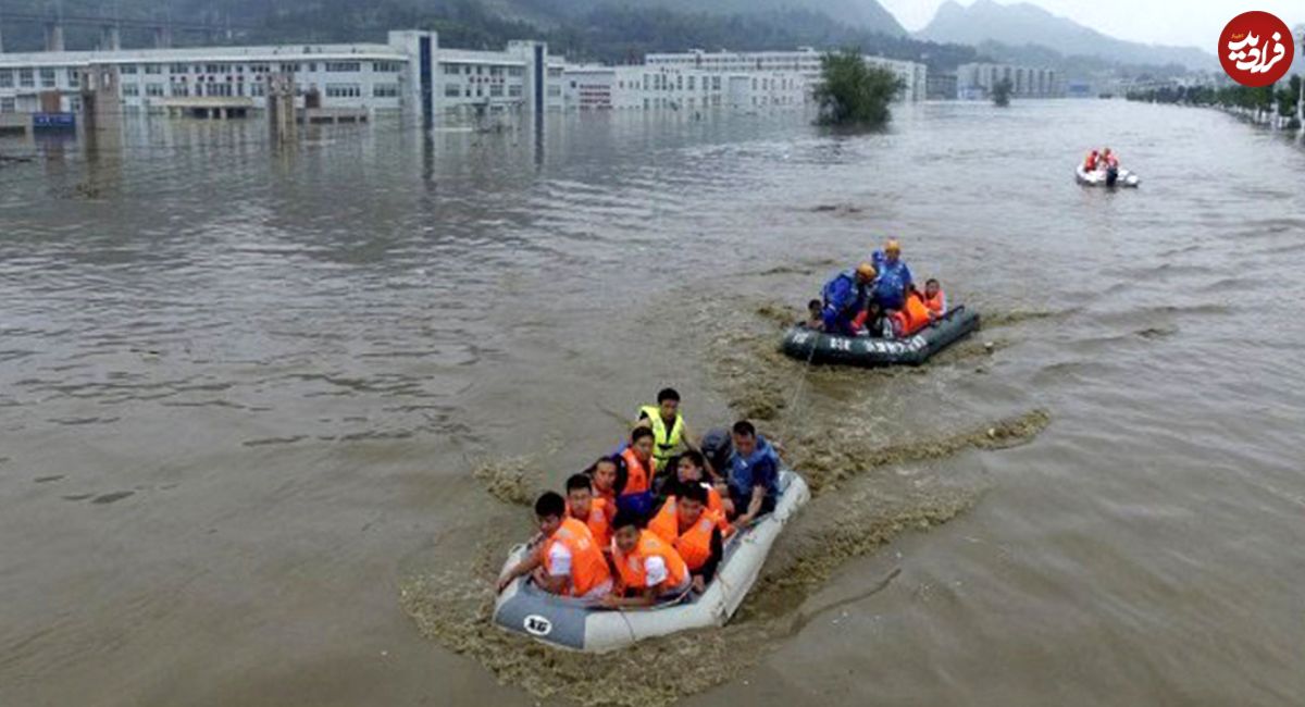 (ویدئو) خیابان‌های چین رودخانه شدند!