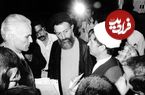 عکس؛ سفر در زمان؛ «هاشمی رفسنجانی در کنار مطهری، بازرگان و بنی صدر در سفر قم»؛ سال 57