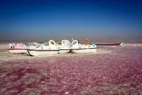 تصاویر؛ خشک شدن دریاچه مهارلو - شیراز