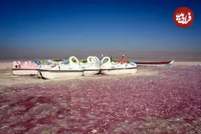 تصاویر؛ خشک شدن دریاچه مهارلو - شیراز
