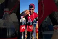 (ویدئو) اگر قرص نعنا را داخل نوشابه کوکاکولا بیندازید، چه اتفاقی می افتد؟