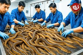 ببینید؛ نگاهی به مزارع وسیع پرورش مارماهی در ژاپن