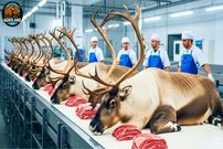 ببنیید| چگونه هزاران گوزن در قطب شمال پرورش داده و فرآوری می‌شوند؟