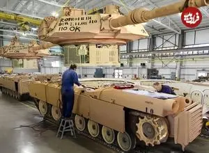 ببینید| فرآیند بازسازی و مونتاژ تانک های آبرامز و دیگر تجهیزات زرهی ارتش آمریکا 