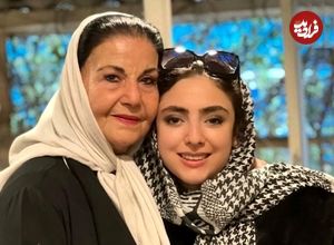 عکس| سفر در زمان؛ «پوری بنایی» در کنار «ناصر ملک مطیعی» در مشهد؛ دهه 90