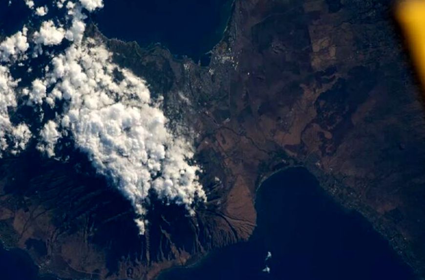 تصویری هولناک از آتش‌سوزی بزرگ هاوایی از منظر «ایستگاه فضایی بین‌المللی»