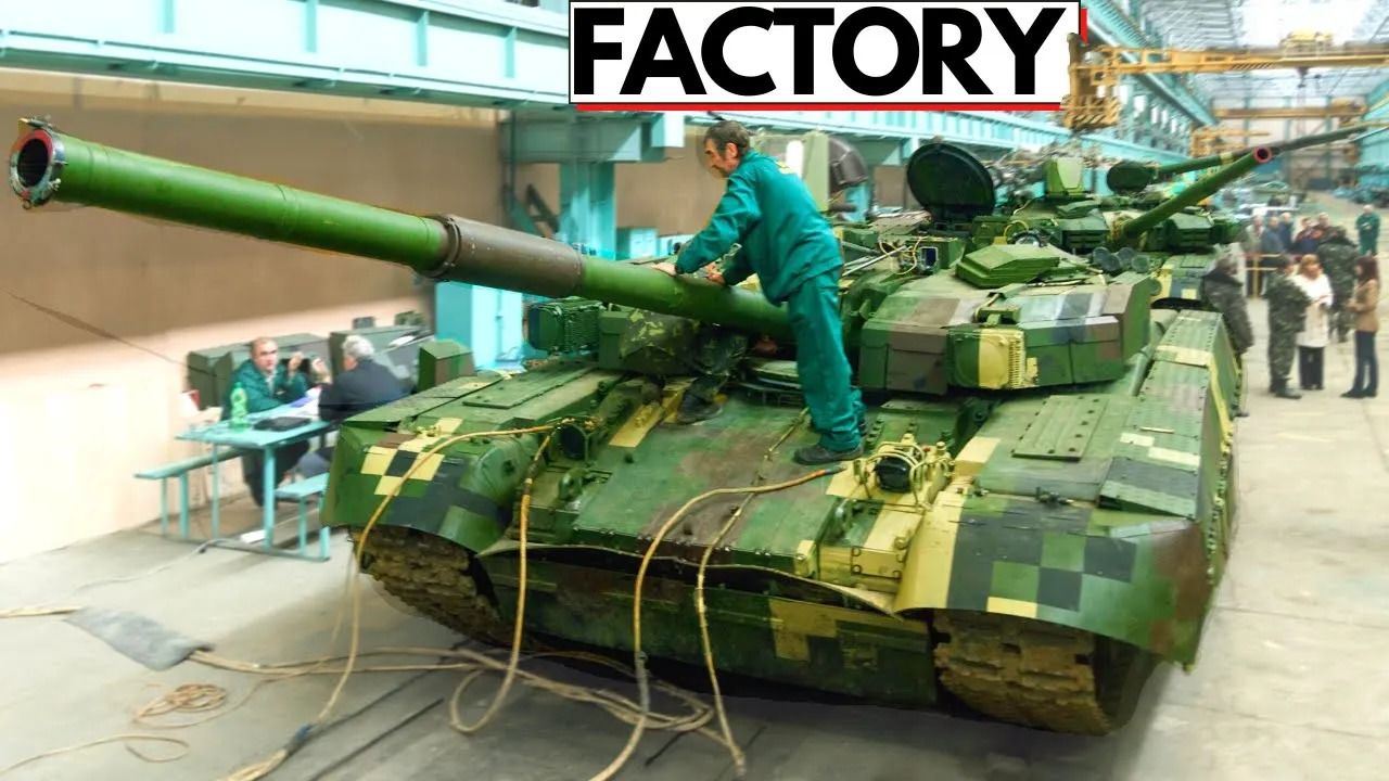 (ویدئو) ببینید تانک های اوکراینی، آمریکایی و روسی چگونه در کارخانه تولید می شوند