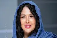عکس| سفر زمان؛ «شهره سلطانی» 19 سال قبل با لباس عروس در پشت‌صحنه «ترش و شیرین»