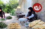 ببینید؛ غذای روستایی در ایران؛ پخت کلانه، یک نان سنتی و معطر توسط مادر بزرگ ایلامی