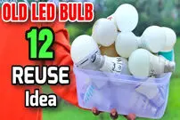(ویدئو) 12 ترفند شگفت انگیز برای استفاده دوباره از لامپ LED قدیمی