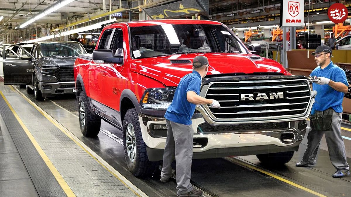 ببینید؛ مراحل طراحی و تولید پیکاپ رم ۱۵۰۰، جیامسی سییرا ۱۵۰۰ ، فورد F-150 و تویوتا تاندرا