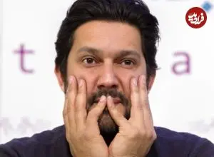 عکس| سفر زمان؛ «حامد بهداد» با تیپ «حاجی فیروز» در پشت صحنه «جرم»؛ سال 89