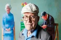 عکس| دیوید هاکنی خالق جهان‌های آفتابی درگذشت