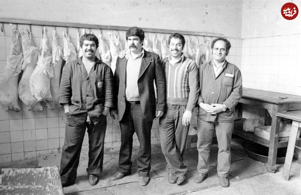 عکس؛ سفر در زمان؛ قصابهای تهران دربه در دنبال مشتری!