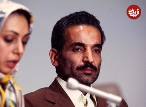 عکس؛ سفر به تاریخ؛ «شهید رجایی» در حال سخنرانی در سازمان ملل؛ سال 1359