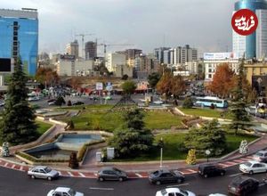 (عکس)‌ سفر به تهران قدیم؛ روزی که تخت جمشید وسط میدان ونک نمایان شد