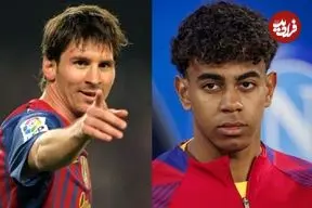 مقایسه عملکرد لیونل مسی و لامینه یامال بعد از ۱۲۰ بازی برای تیم فوتبال بارسلونا