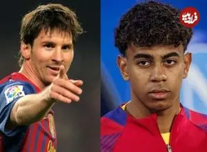 مقایسه عملکرد لیونل مسی و لامینه یامال بعد از ۱۲۰ بازی برای تیم فوتبال بارسلونا