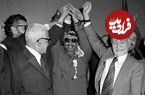 عکس؛ سفر تاریخ؛ «صدیقه بازرگان، مادر مهدی بازرگان» در چیتگر؛ سال 1344