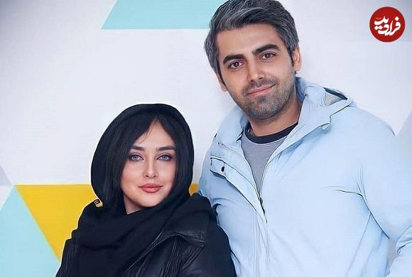 عکس| سفر زمان؛ عکس یادگاری «جواد جوادی» (بچه مهندس) و همسرش «ندا دیبا» در پشت‌صحنه «آزادی مشروط»