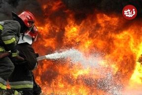 (عکس) شمع سفره هفت‌سین یک خانه‌ را به آتش کشید!