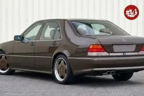 عکس| مرسدس بنز S600 ؛ تک رنگ در جهان