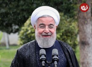 عکس؛ سفر به تاریخ؛ تیپ متفاوت «حسن روحانی» هنگام گرفتن مدرک دکترا در اسکاتلند