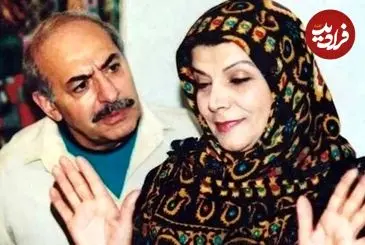 عکس| سفر در زمان؛ «مهین شهابی و اکبر عبدی» در پشت صحنه سریال باز مدرسم دیر شد؛ سال 62