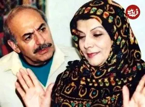 عکس| سفر در زمان؛ «مهین شهابی و اکبر عبدی» در پشت صحنه سریال باز مدرسم دیر شد؛ سال 62