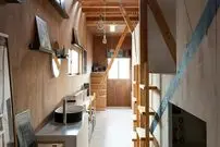 تصاویر؛ مهمان‌خانه 61 متری با معماری هوشمندانه در ژاپن 