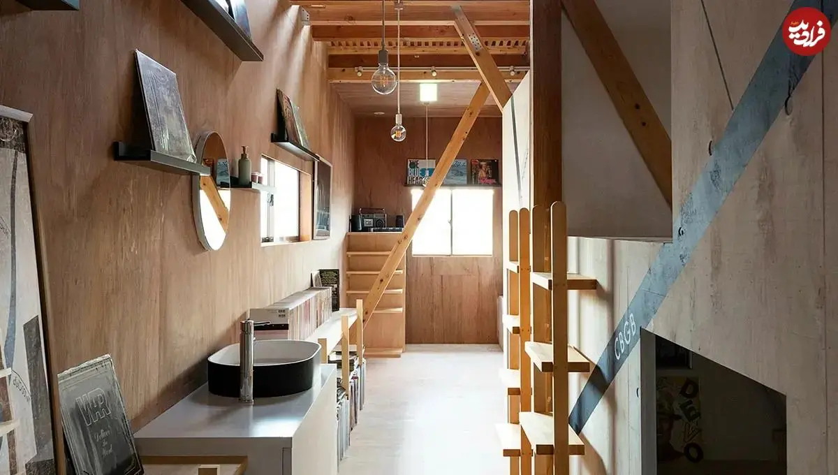 تصاویر؛ مهمان‌خانه 61 متری با معماری هوشمندانه در ژاپن 