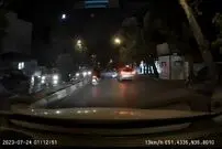 ( ویدیو) اقدام زشت راننده پژو در وسط خیابان ! 