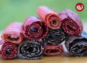 لواشک انار و سیب خانگی؛ ترش، ملس و خوشمزه