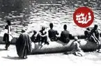 عکس| سفر زمان؛ وضو گرفتن مردم در حیاط مسجد سپهسالار؛ 135 سال قبل