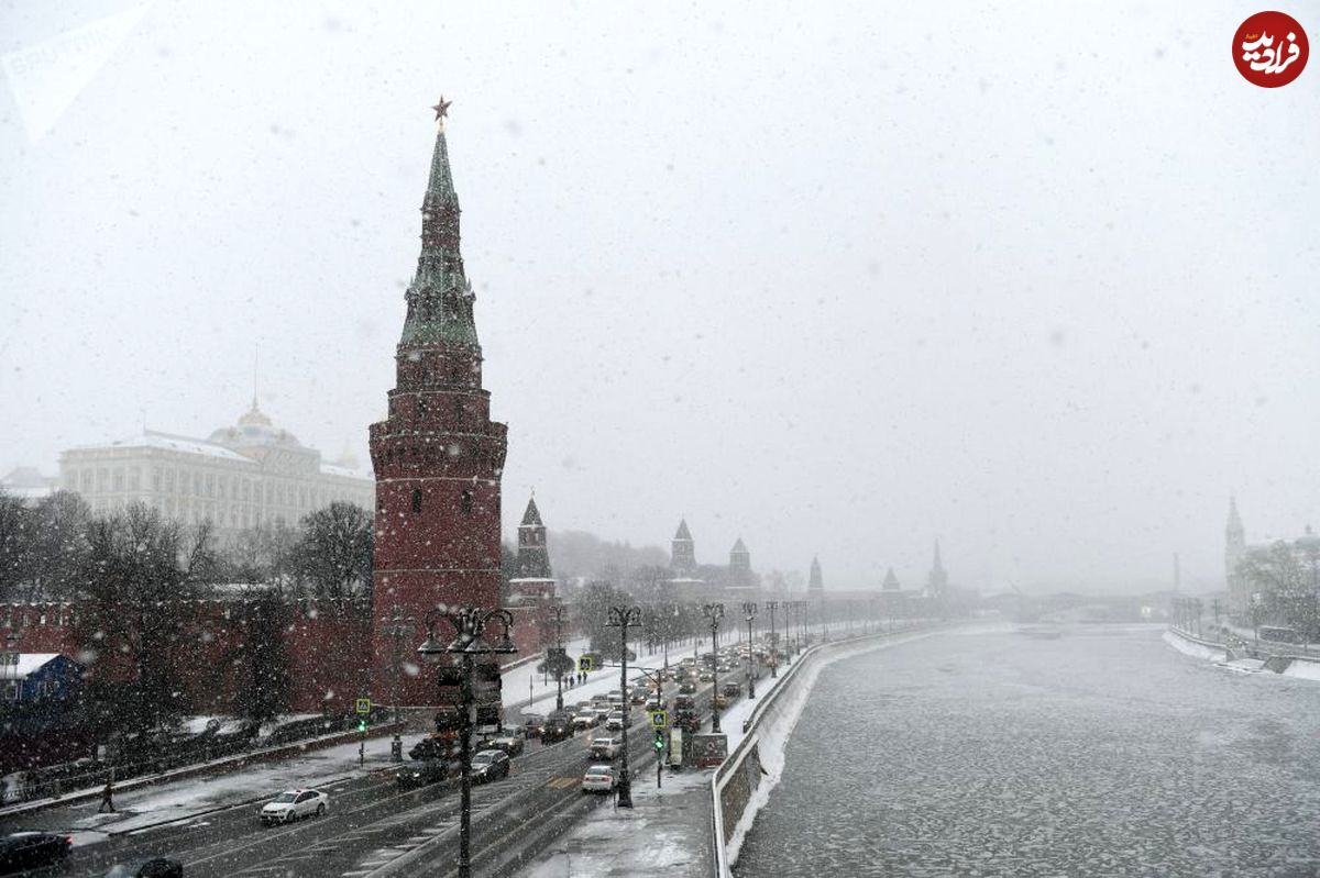 تصاویر/ مسکوی برف‌پوش