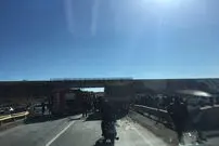 تصاویر/ برخورد دلخراش کامیون با پژو