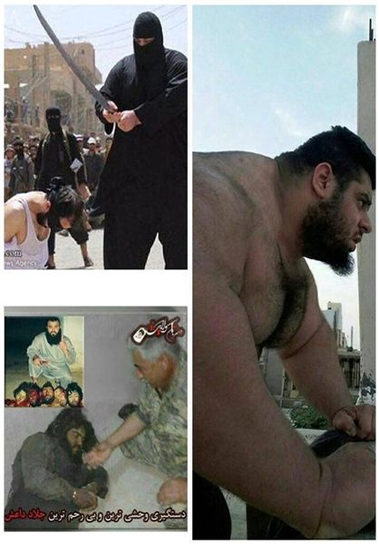 عکس/ جوان تنومند ایرانی یا غول داعشی؟!