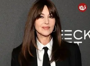 عکس| سفر در زمان؛ «مونیکا بلوچی» در کنار کاپاف و در طول هفته مد پاریس؛ سال 1384