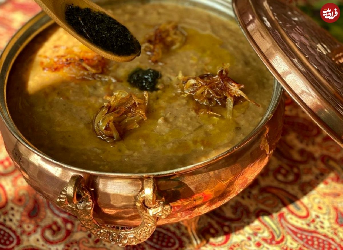 طرز تهیه آش عباسعلی، آش سنتی کرمانشاه