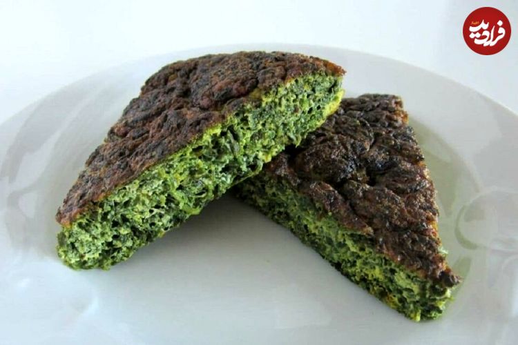ببینید؛ طرز تهیه یک غذای ساده و خوشمزه با اسفناج
