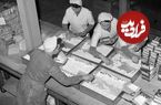 عکس؛ سفر در زمان؛ ۱۳۵۲؛ کارخانه بیسکوییت سازی در تهران