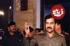 عکس| سفر در زمان؛ «صدام» در حال بازی کردن با دختر سوم اش، حلا؛ دهه 50